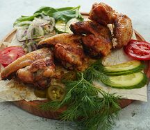 Шашлык из куриных крылышек