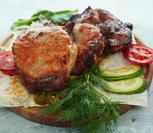 Шашлык из cвинoго карбонада