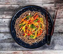 Соба с овощами