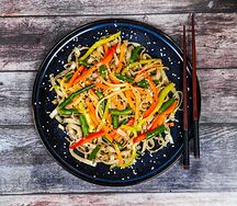 Удон с овощами