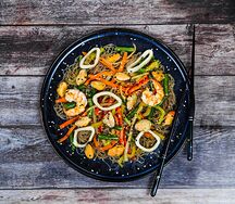 Фунчоза с морепродуктами