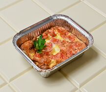 Омлет с помидорами