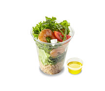 ФитСалат с киноа и креветкой