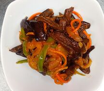 Хе из баклажанов средней остроты