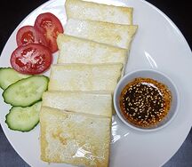 Тофу жареный