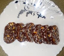 Шоколадный ореховый десерт