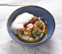 Гребешки с пюре