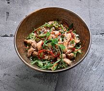 Теплый салат по-азиатски