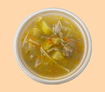 Куриный суп с вермишелью