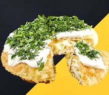 Пирог с моцареллой