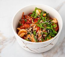 Wok с креветками
