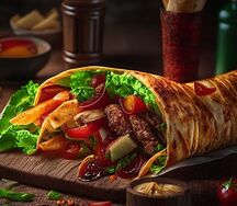 Шаурма по-китайски Паназиатская