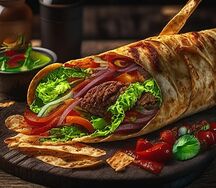 Шаурма Свинка на углях Wok и Вок