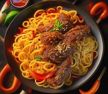 Wok Рамен Паназия с мраморным теленком Wok и Вок