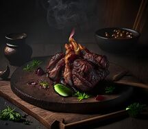 Шашлык Паназиатский из cвинoго стейка