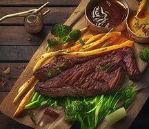 Стейк Рибай Паназиатский BBQ