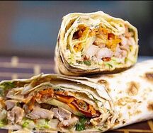 Ролл с мясом от Шефа Wok и Вок