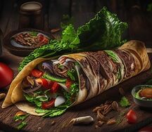 Шаурма Грибная Паназиатская