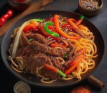 Wok Удон Паназия с Поросенком Wok и Вок