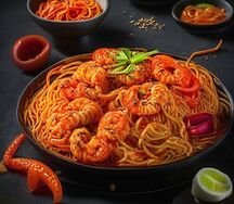 Wok Хурасаме Тигровая-Креветка Паназия