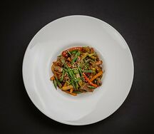 Лапша с креветкой