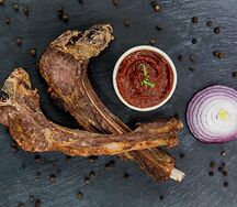 Шашлык из бараньей корейки