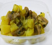 Картофель по-домашнему с грибами