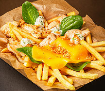 Чикен бокс с чеддером