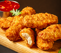 Наггетсы (6шт) с крафтовым соусом Тейсти