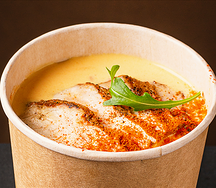 Крем суп сырный с цыпленком