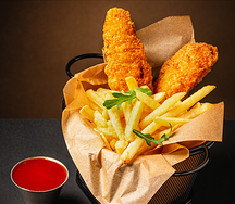 Картошка со стрипсами