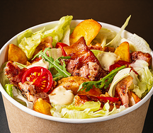 Салат с беконом