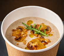 Крем суп грибной