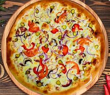 Пицца Фирменная с курочкой