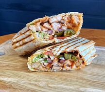 Шаверма по-мексикански с курицей