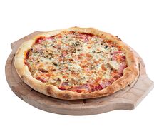 С ветчиной и грибами