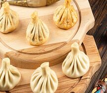 Хинкали с гребешком