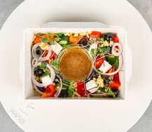 Салат с булгуром и овощами