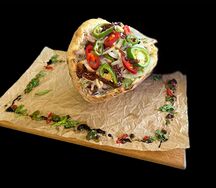 Кипрская пита с рваной курицей