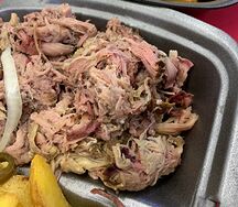 Рваная свинина из техасского смокера