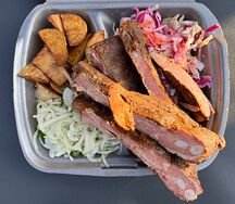 Ребра свиные BBQ из техасского смокера