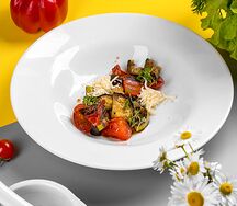 Салат с печеными овощами