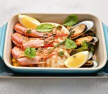 Ассорти морепродуктов гриль на две персоны