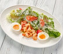 Салат Романо с креветками