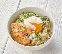 Греча с брокколи