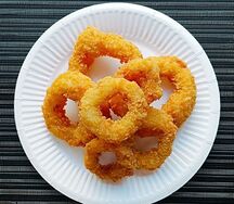 Хрустящие кольца кальмара в темпуре