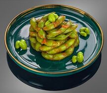 Эдамамэ в остром соусе