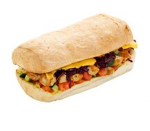 Панини с коулслоу и горчичным соусом