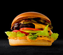 Бургер с котлетой из говядины