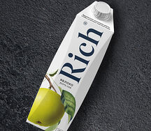 Сок Rich яблочный 1 л